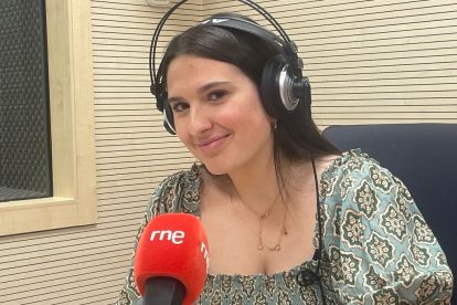 Gema Cortijo, periodista de RNE en Huesca