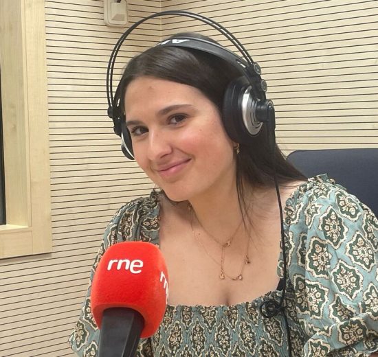 Gema Cortijo, periodista de RNE en Huesca