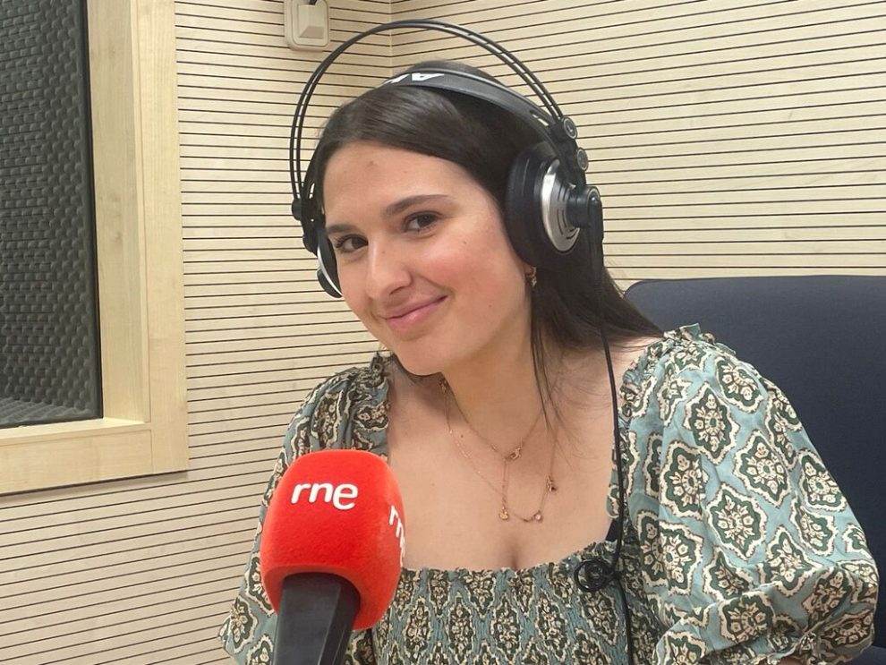 Gema Cortijo, periodista de RNE en Huesca