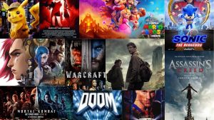 Carteles variados de películas basadas en videojuegos